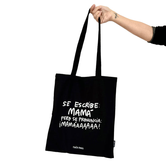 Bolsa de lona Se escribe mamá